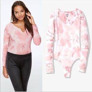 Bodysuit PINK BY VICTORIA SECRET TIEDYE  NWT